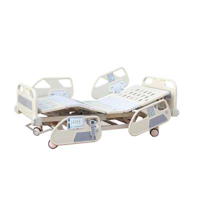 Five function medical bed Electric Hospital Beds With Hinges and Nurs Panel